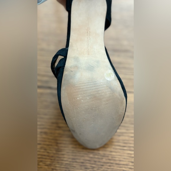 Black Velvet strappy stilettos by BCBGeneration - Picture 5 of 5